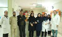 گزارش تصویری تیم مدیریتی بیمارستان امینی   لنگرود بمناسبت سال نو