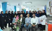 تبریک بازنشستگی سرپرستار بخش ccu بیمارستان امینی لنگرود