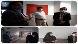 بازدید رییس تجهیزات پزشکی دانشگاه علوم پزشکی از بیمارستان شهید حسین پور شهرستان لنگرود