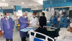 بازدید معاون درمان دانشگاه علوم پزشکی از بیمارستان شهید حسین پور لنگرود