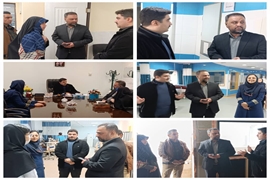 بازدید دادستان محترم شهرستان لنگرود از بیمارستان شهید حسین پور